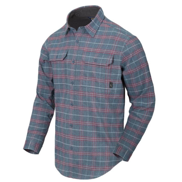 HELIKON-TEX РУБАШКА GREYMAN SHIRT FOGGY GRAPHITE PLAID K0-GMN-PN-PB-B06