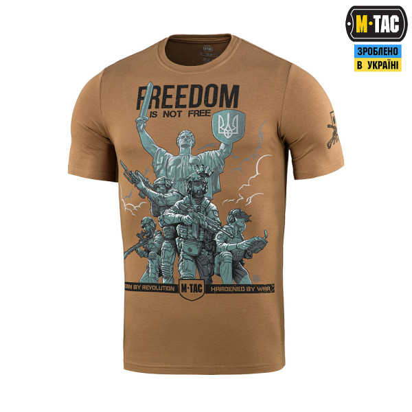 M-TAC ФУТБОЛКА FREEDOM COYOTE BROWN