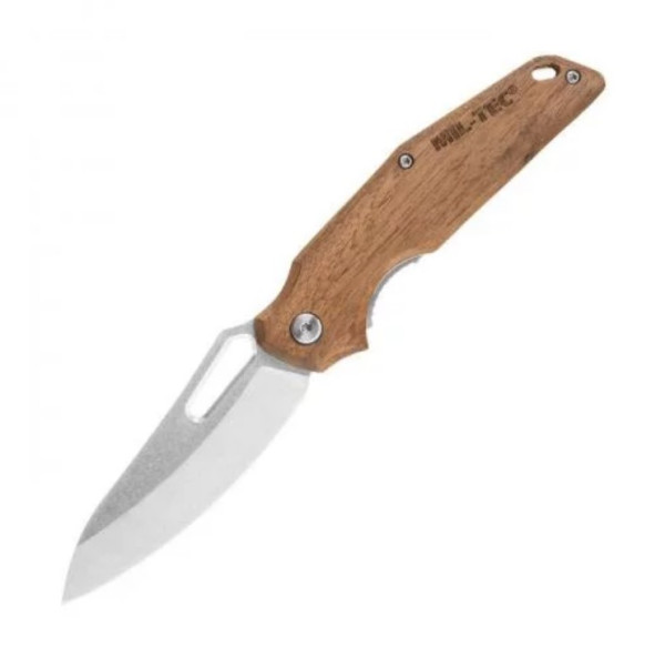 MIL-TEC НОЖ СКЛАДНОЙ WOOD FOLDING KNIFE WITH STEEL BLADE STEEL 15317700