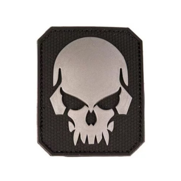 MIL-TEC НАШИВКА SKULL PATCH PVC 3D LARGE BLACK 16832102