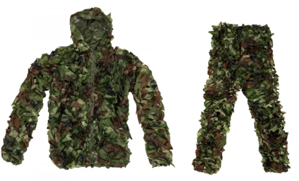 GFC КОСТЮМ GHILLIE SUIT CAMOUFLAGE SUIT SET WOODLAND 24008