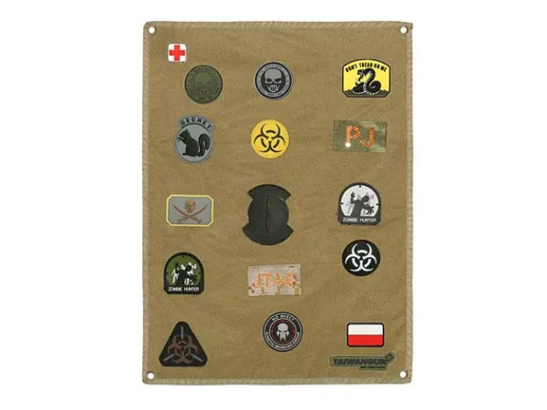 8FIELDS ПАТЧ ПАНЕЛЬ VELCRO COYOTE M51613005-TAN