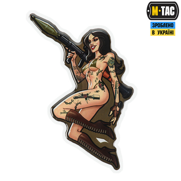 M-TAC НАКЛЕЙКА TACTICAL GIRL №9 РПГ ХУЛИГАН