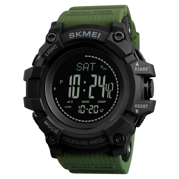 SKMEI ЧАСЫ ТАКТИЧЕСКИЕ МНОГОФУНКЦИОНАЛЬНЫЕ 1358 BLACK/OLIVE