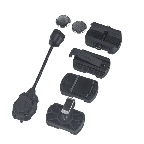 NIGHT EVOLUTION ЛІХТАР НА ШОЛОМ MPLS 3 BLACK NE05015-BK-RED