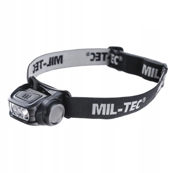 MIL-TEC ФОНАРЬ НАЛОБНЫЙ LED 4-COLOUR HEADLIGHT BLACK 15170102