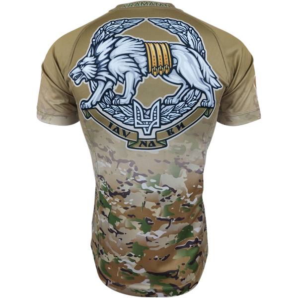 KRAMATAN TACTICAL DESIGN ФУТБОЛКА СИЛЫ СПЕЦИАЛЬНЫХ ОПЕРАЦИЙ УКРАИНЫ МС КОЙОТ