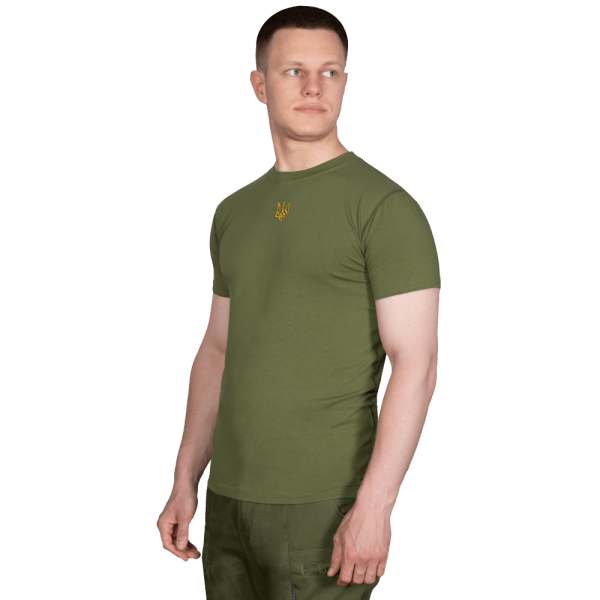 CAMO-TEC ФУТБОЛКА MODAL ТРИЗУБ OLIVE 7200