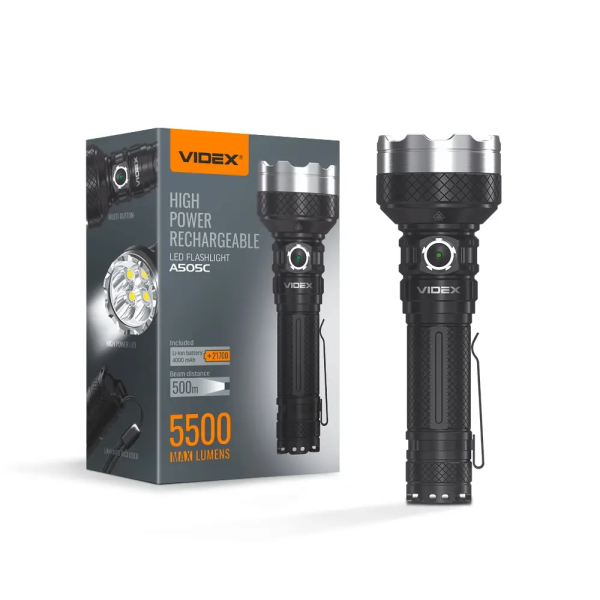 VIDEX ПОРТАТИВНЫЙ ФОНАРИК VLF-A505C 27555