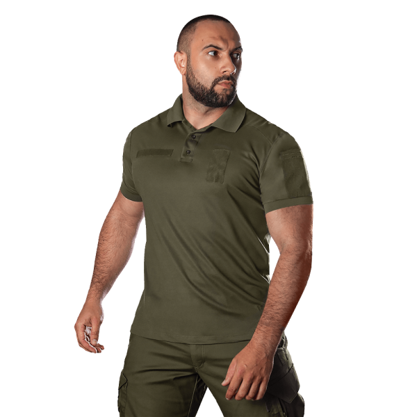 CAMO-TEC ПОЛО ARMY ID 2.0 COOLPASS PIQUE LT OLIVE 8082