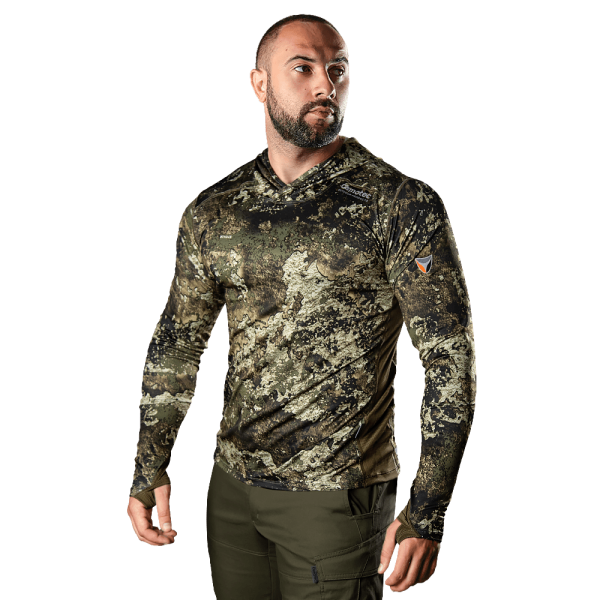 CAMO-TEC ЛОНГСЛИВ CHITON HOOD COOLPASS SJ NORMAN 6656