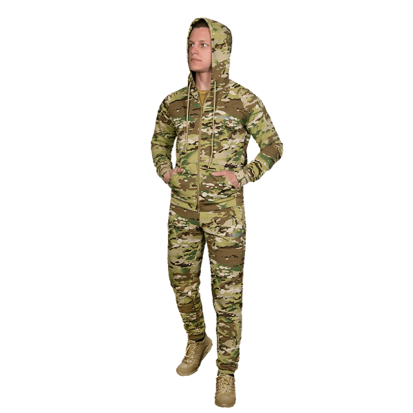 CAMO-TEC КОСТЮМ СПОРТИВНИЙ BASIC ZIP MULTICAM 7982