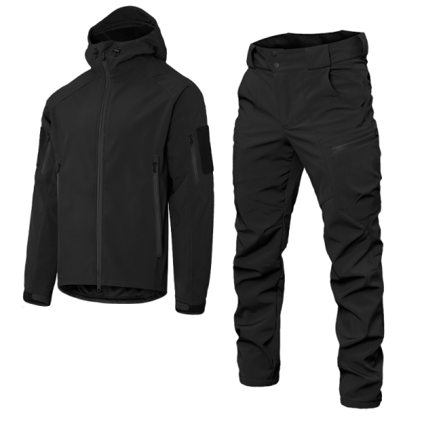 CAMO-TEC КОСТЮМ SOFTSHELL 2.0 BLACK 2436