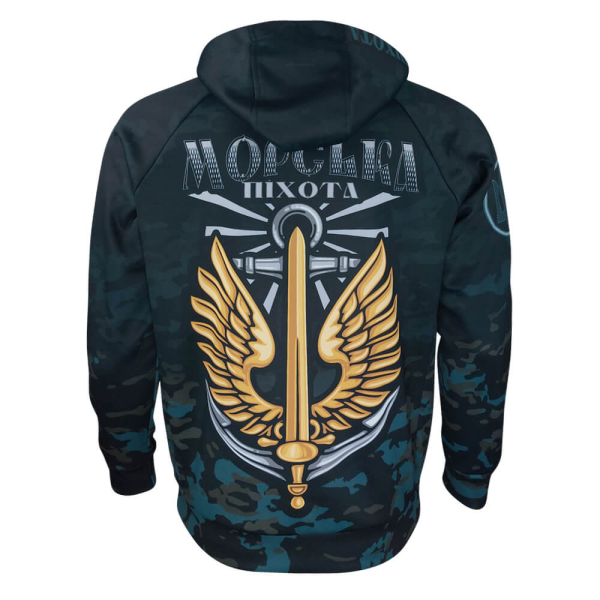 KRAMATAN TACTICAL DESIGN ХУДІ МОРСЬКА ПІХОТА DARK AQUA