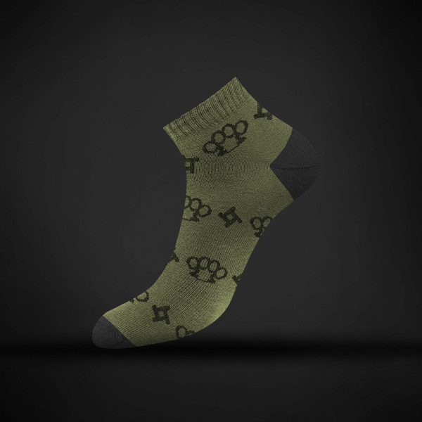 SVASTONE ШКАРПЕТКИ SKULL CRUSHER OLIVE