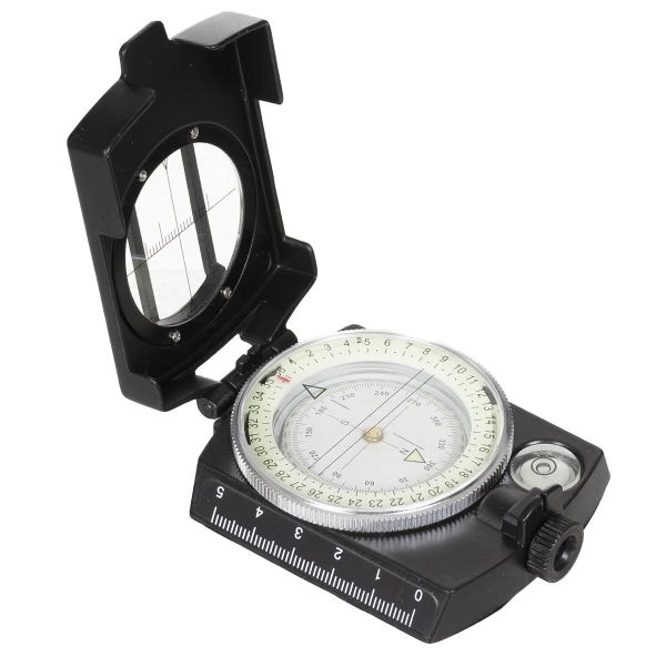 FOX OUTDOOR КОМПАС МЕТАЛЛИЧЕСКИЙ PRECISION BLACK 34043