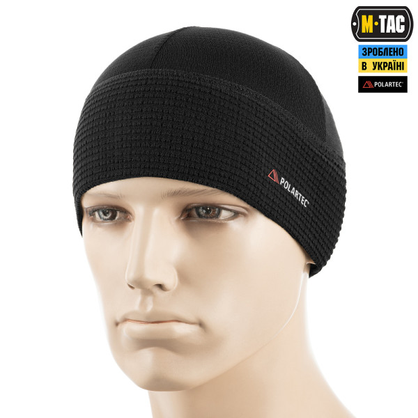 M-TAC ШАПКА-ПІДШОЛОМНИК POLARTEC BLACK