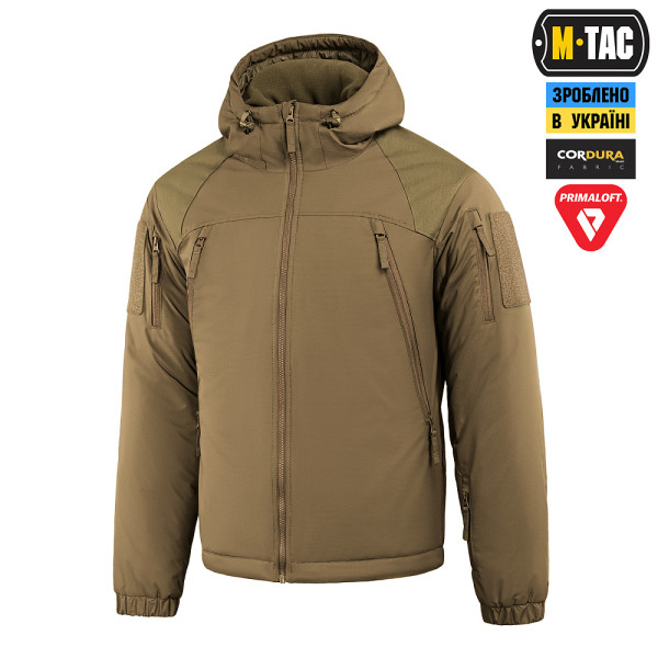 M-TAC КУРТКА ЗИМНЯЯ ALPHA GEN.III PRO PRIMALOFT COYOTE BROWN