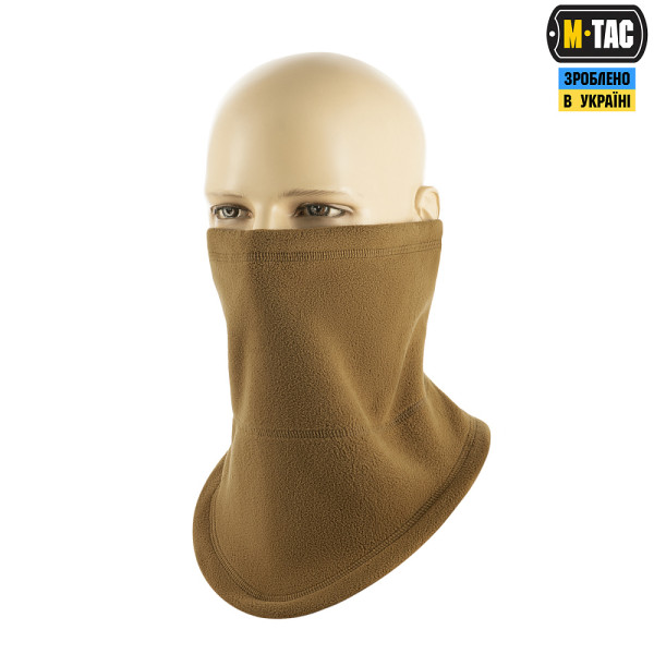 M-TAC ШАРФ-ТРУБА АНАТОМІЧНИЙ З ЗАТЯЖКОЮ ELITE ФЛІС (320Г/М2) COYOTE BROWN