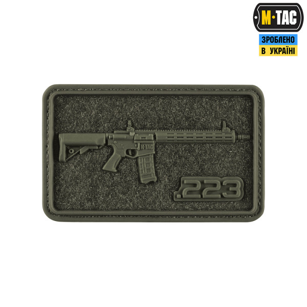 M-TAC НАШИВКА AR-15 VELCRO/PVC RANGER GREEN