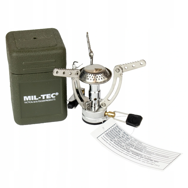 MIL-TEC ТУРИСТИЧЕСКАЯ ГАЗОВАЯ ГОРЕЛКА CAMPING BUTANE BURNER 14911000