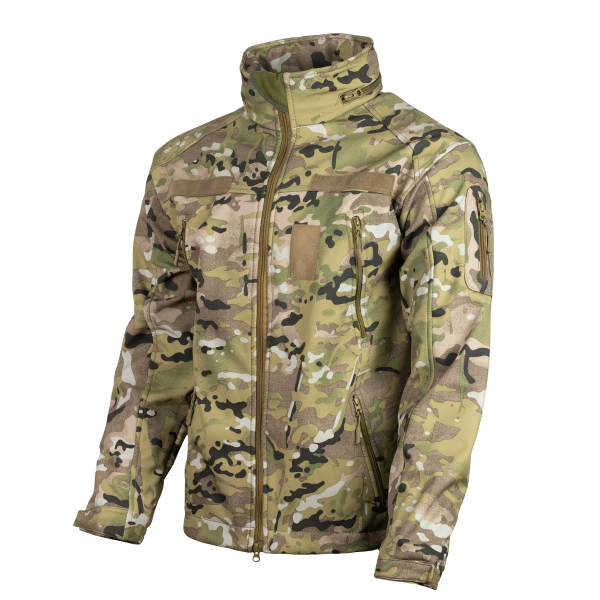TAILOR КУРТКА SOFTSHELL С ЛИПУЧКАМИ ДЛЯ ШЕВРОНОВ MULTICAM 44006349
