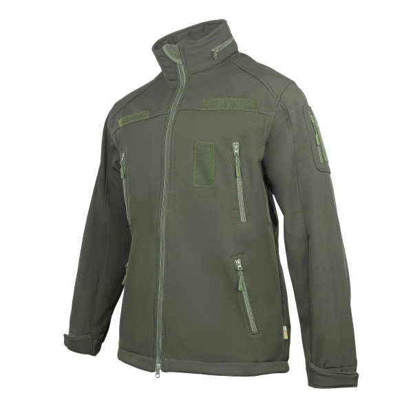 TAILOR КУРТКА SOFTSHELL С ЛИПУЧКАМИ ДЛЯ ШЕВРОНОВ OLIVE 44006301