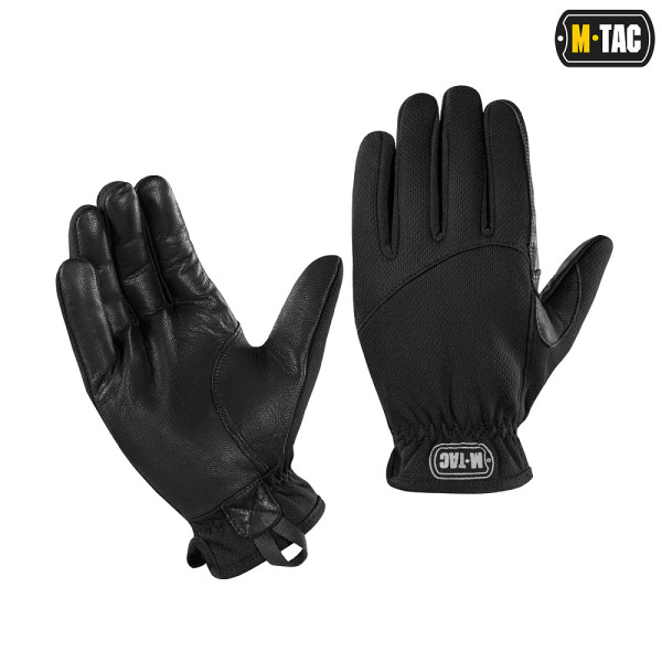 M-TAC РУКАВИЧКИ SCOUT TACTICAL MK.2 ШКІРЯНІ BLACK