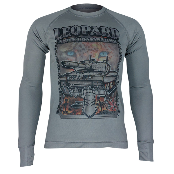 KRAMATAN TACTICAL DESIGN ЛОНГСЛІВ LEOPARD ЛЮТЕ ПОЛЮВАННЯ GREY