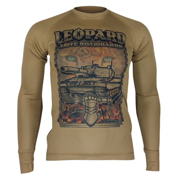 KRAMATAN TACTICAL DESIGN ЛОНГСЛІВ LEOPARD ЛЮТЕ ПОЛЮВАННЯ COYOTE