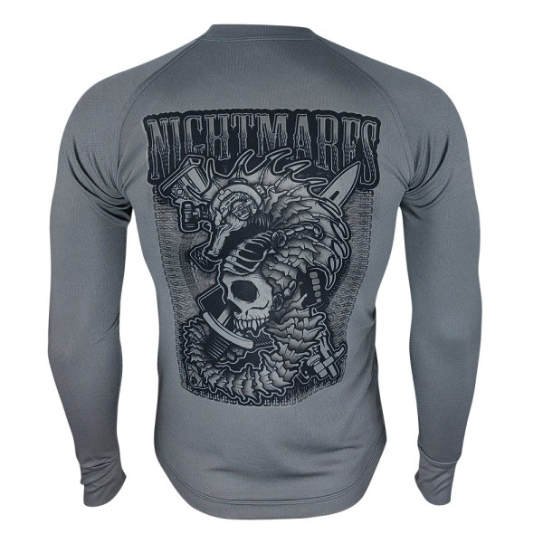 KRAMATAN TACTICAL DESIGN ЛОНГСЛИВ NIGHTMARES GREY