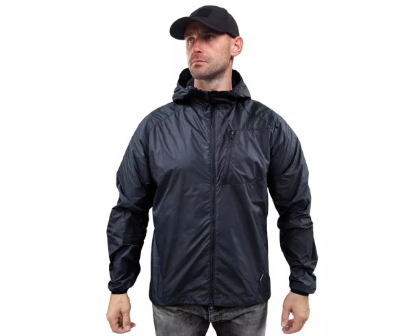 CHAMELEON КУРТКА ВЕТРОВКА ДОЖДЕВИК RAINCOAT BLACK 0769-04