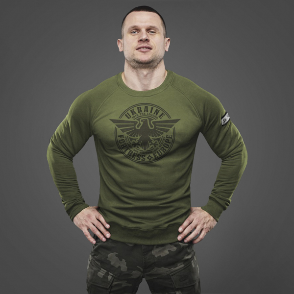 SVASTONE СВИТШОТ FORTRESS OLIVE