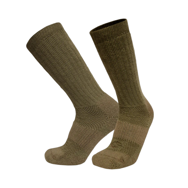 COVERT THREADS ICE SOCKS COYOTE BROWN