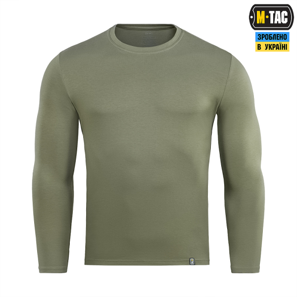 M-TAC ФУТБОЛКА ДОВГИЙ РУКАВ 93/7 LIGHT OLIVE