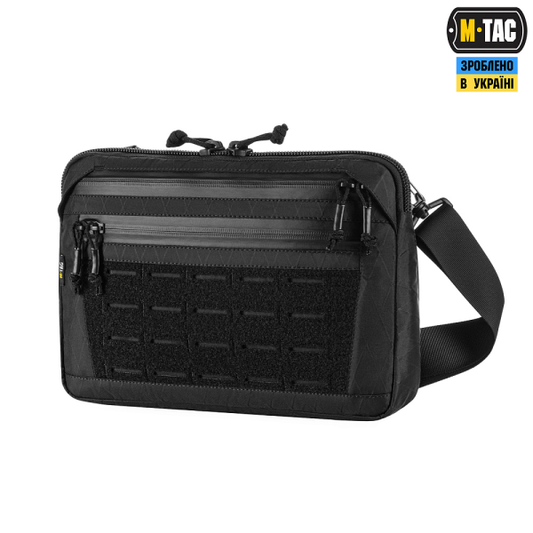 M-TAC СУМКА ADMIN BAG MEDIUM X-PAC ELITE З ЛИПУЧКОЮ BLACK