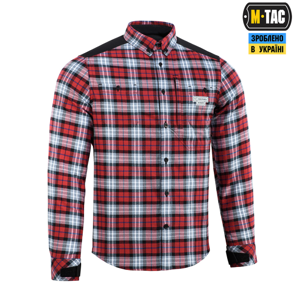 M-TAC РУБАШКА REDNECK COTTON SHIRT ПОВЕРНИСЬ ЖИВИМ RED