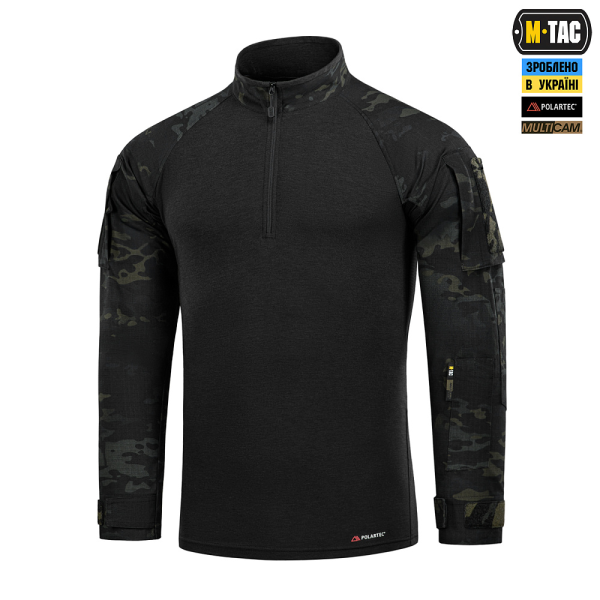 M-TAC РУБАШКА БОЕВАЯ ЛЕТНЯЯ GEN.II PRO NYCO EXTREME MULTICAM BLACK/BLACK
