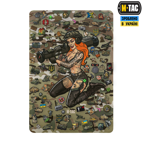M-TAC ПАНЕЛЬ ДЛЯ НАШИВОК TACTICAL GIRL AT-4 900X1300 MC