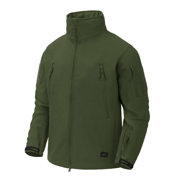 HELIKON-TEX КУРТКА GUNFIGHTER SHARK SKIN WINDBLOCKER TAIGA GREEN KU-GUN-FM-09