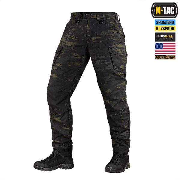 M-TAC ШТАНИ AGGRESSOR ELITE NYCO EXTREME MULTICAM BLACK