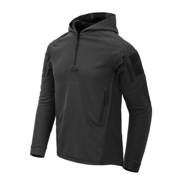 HELIKON-TEX ТАКТИЧЕСКАЯ РУБАШКА RANGE HOODIE BLACK BL-BRH-TC-01