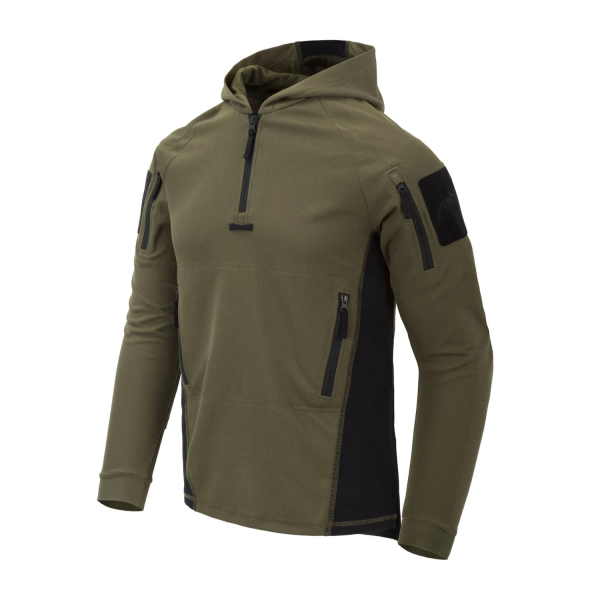 HELIKON-TEX ТАКТИЧЕСКАЯ РУБАШКА RANGE HOODIE OLIVE GREEN BL-BRH-TC-0201A