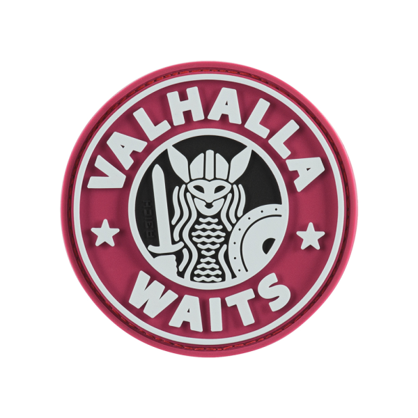 R3ICH НАШИВКА VALHALLA WAITS PINK
