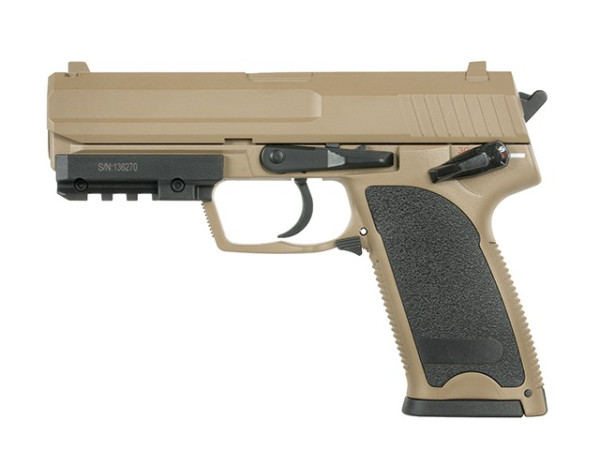 CYMA СТРАЙКБОЛЬНИЙ ПІСТОЛЕТ USP CM 125S MOSFET TAN HS2543