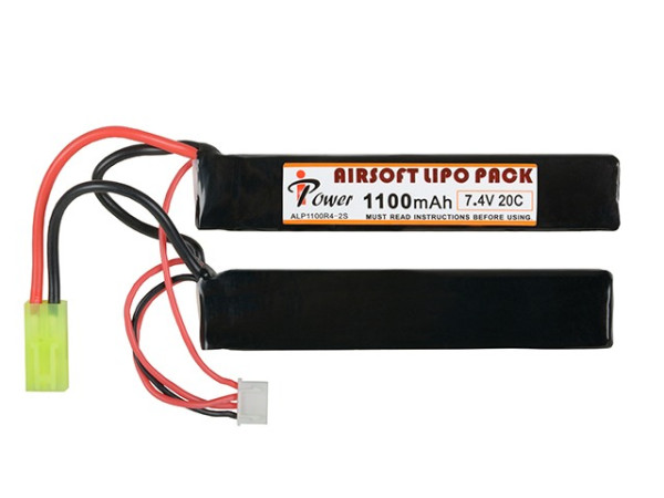 IPOWER АККУМУЛЯТОР LIPO 7.4V 1100MAH 20C MINI TAMIYA HS2343