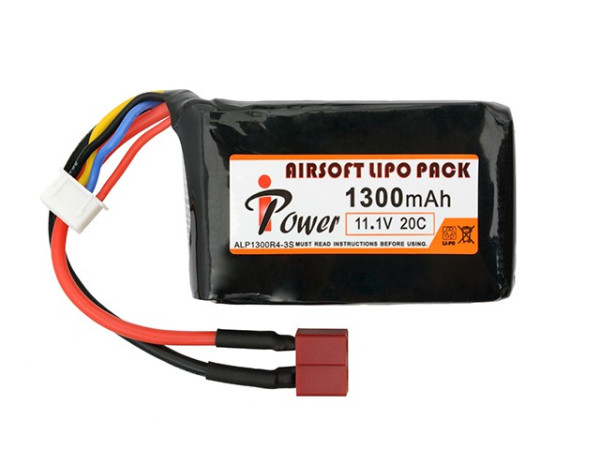 IPOWER АККУМУЛЯТОР LIPO 11,1V 1300MAH 20C T-CONNECTOR HS1207