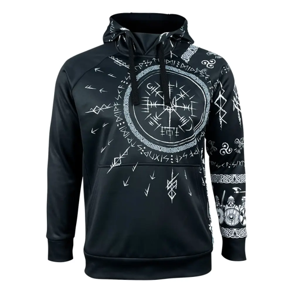 KRAMATAN TACTICAL DESIGN ХУДИ RUNIC ТРИЗУБ