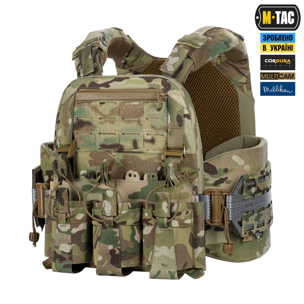 M-TAC ПЛИТОНОСКА CUIRASS TIGER ELITE (РОЗМІР ПЛИТИ М) MULTICAM