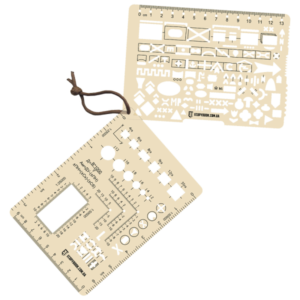 ECOPYBOOK TACTICAL НАБОР ЛИНЕЙОК TZ+М NATO